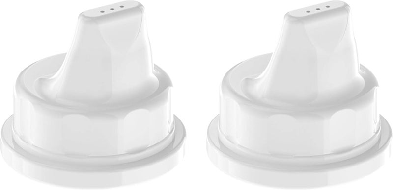 Lifefactory 17797 Sippy Cap Baby Drinking Bottles 120 ml and 250 ml Set of 2 Blue - Image 1