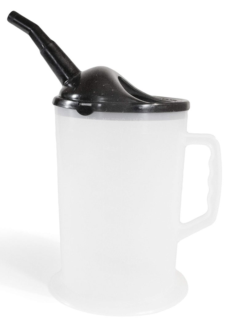 WirthCo 94046 Funnel king Heavy Duty Graduated Measuring Container with Spout  45 Quart Capacity