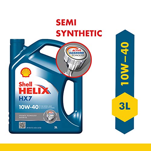 Shell Helix HX7 10W-40 API SN Semi Synthetic Engine Oil for Petrol, Diesel & CNG Cars (3.5 L) - Image 2