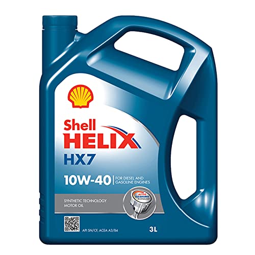 Shell Helix HX7 10W-40 API SN Semi Synthetic Engine Oil for Petrol, Diesel & CNG Cars (3.5 L) - Image 1