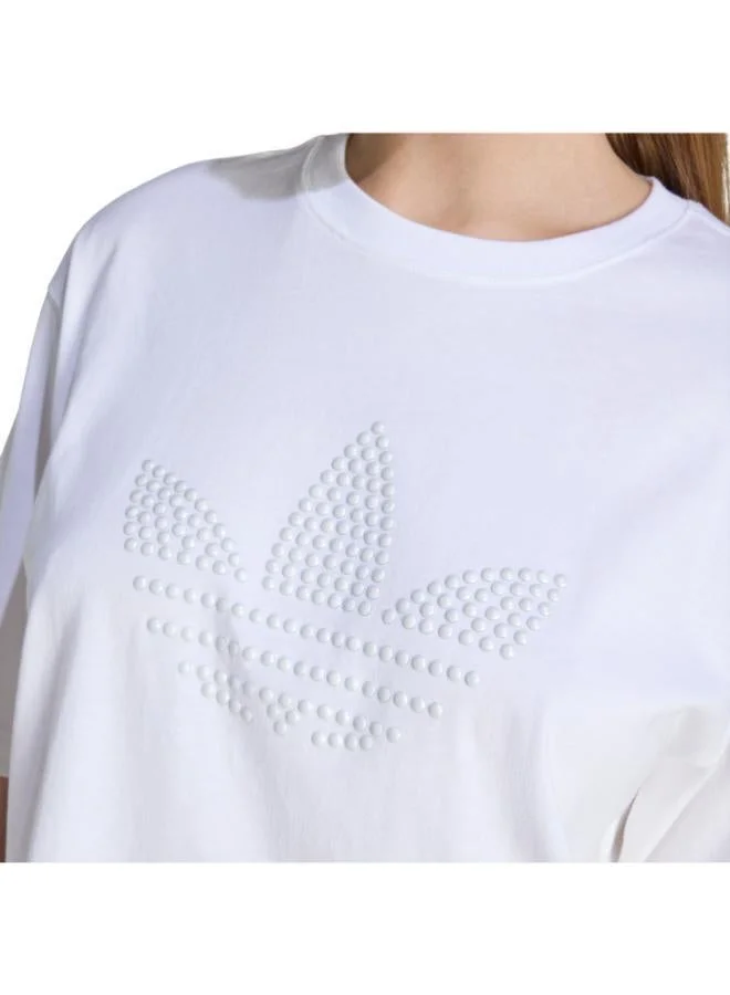adidas Originals  PEARL TREFOIL T-Shirt for Women | Best Price UAE
