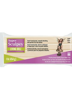 Sculpey Super Sculpey Living Doll Light Flesh 454g  - Image 1