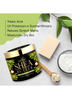 Old Tree Raw African Shea Body Butter For Men And Women (100Gm) - Pure, Unrefined And Natural Moisturizer For Skin Care, Lip Care, Stretch Marks & Fine Lines  - Image 2
