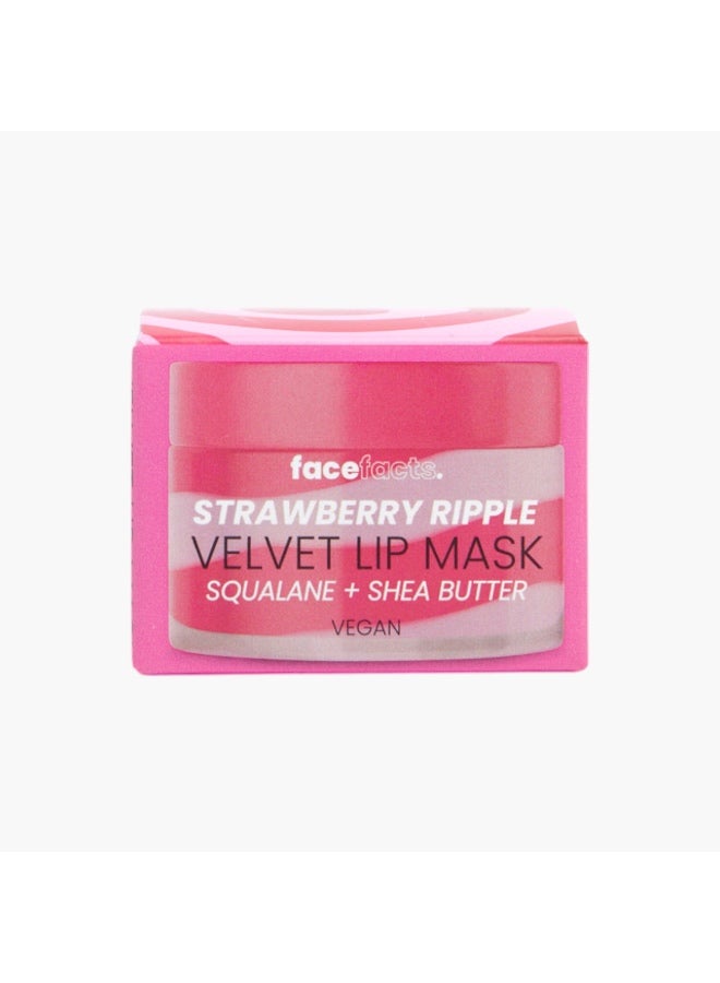 facefacts Face facts Strawberry Ripple Velvet Lip Mask - 20 gms - Image 1