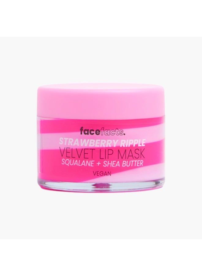 facefacts Face facts Strawberry Ripple Velvet Lip Mask - 20 gms - Image 2
