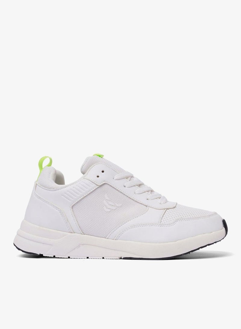 كوب كوليكشن شوز - حذاء كاجوال برباط للرجال (أبيض) - Image 1