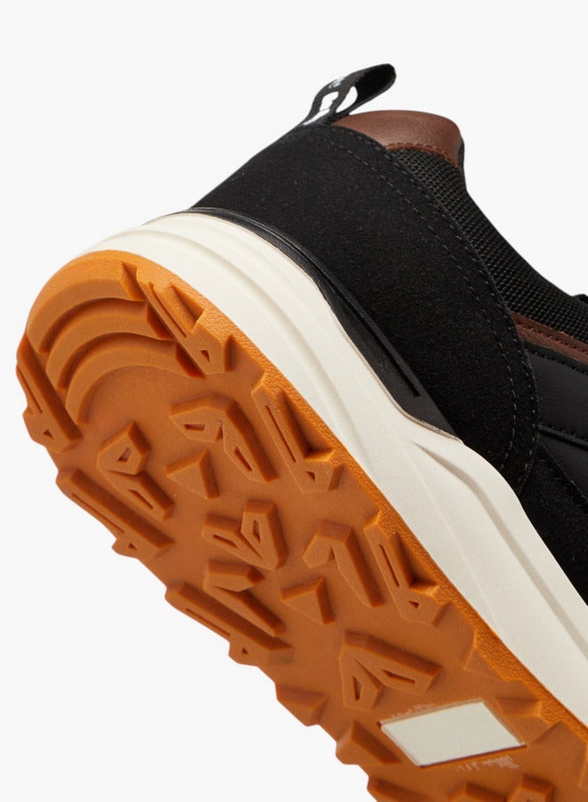 لي كوبر حذاء رياضي رجالي برباط وتفاصيل جلدية - Image 5