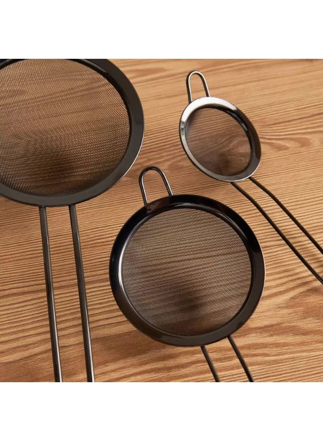 3-Piece High-Quality Stainless Steel Mini Strainer Set - Image 3