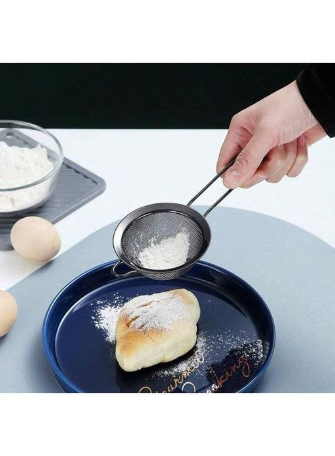 3-Piece High-Quality Stainless Steel Mini Strainer Set - Image 2