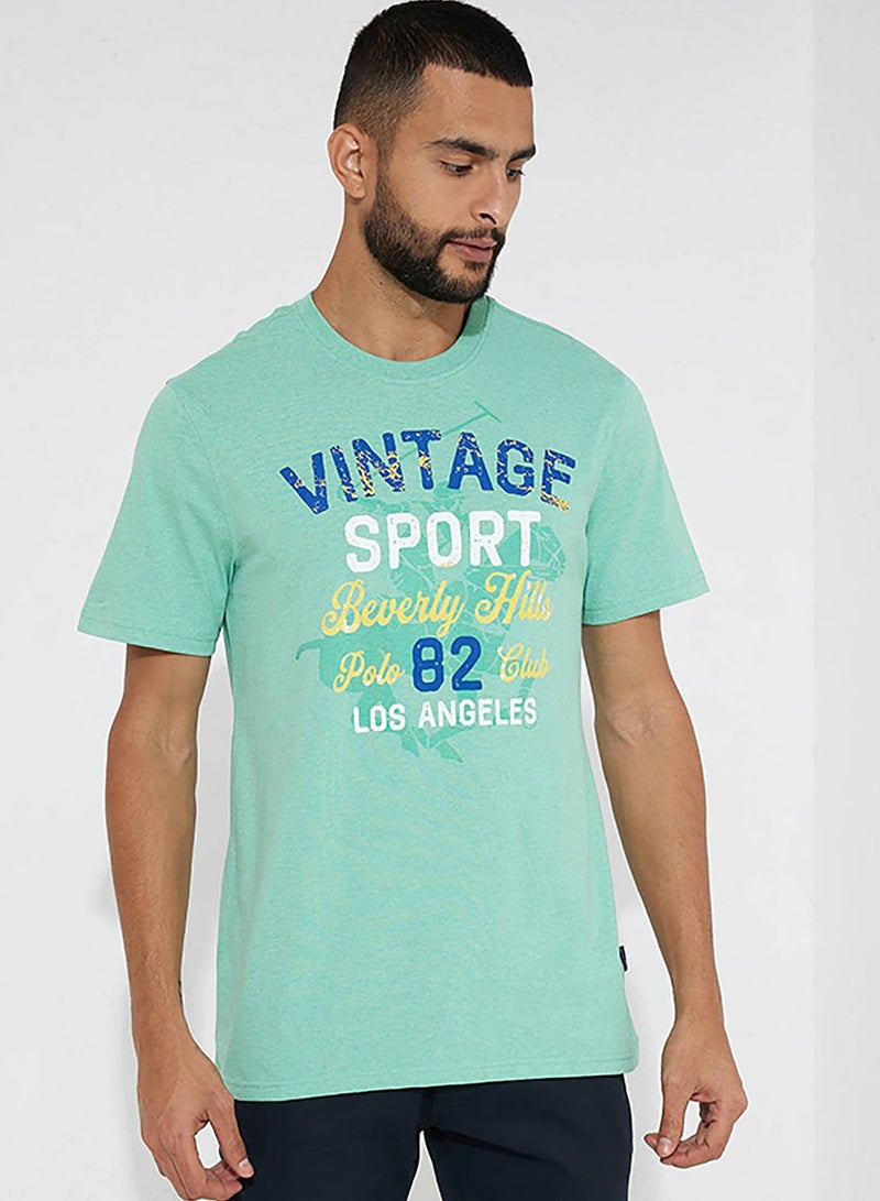 bhpoloclub Slogan Crew Neck T-Shirt - Image 1