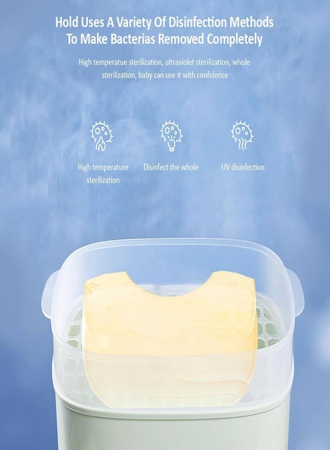 StarAndDaisy Reusable Silicone Baby Bib with Adjustable Buttons for Mess-Free Feeding, Weaning, and Easy Cleaning and Waterproof. (Yellow) - Image 4