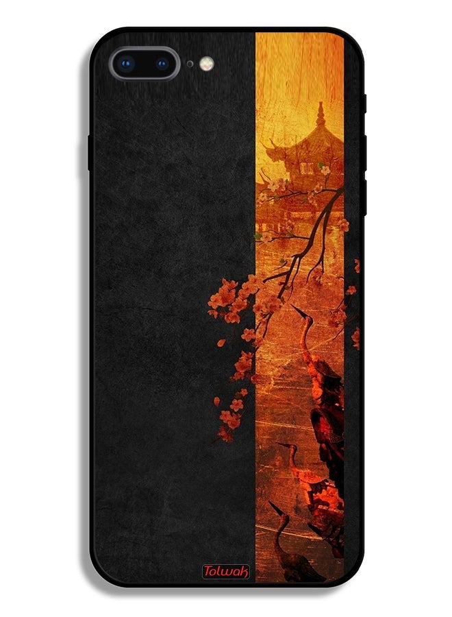 Tolwak Apple iPhone 8 Plus Protective Case Autumn Colors Art - Image 2