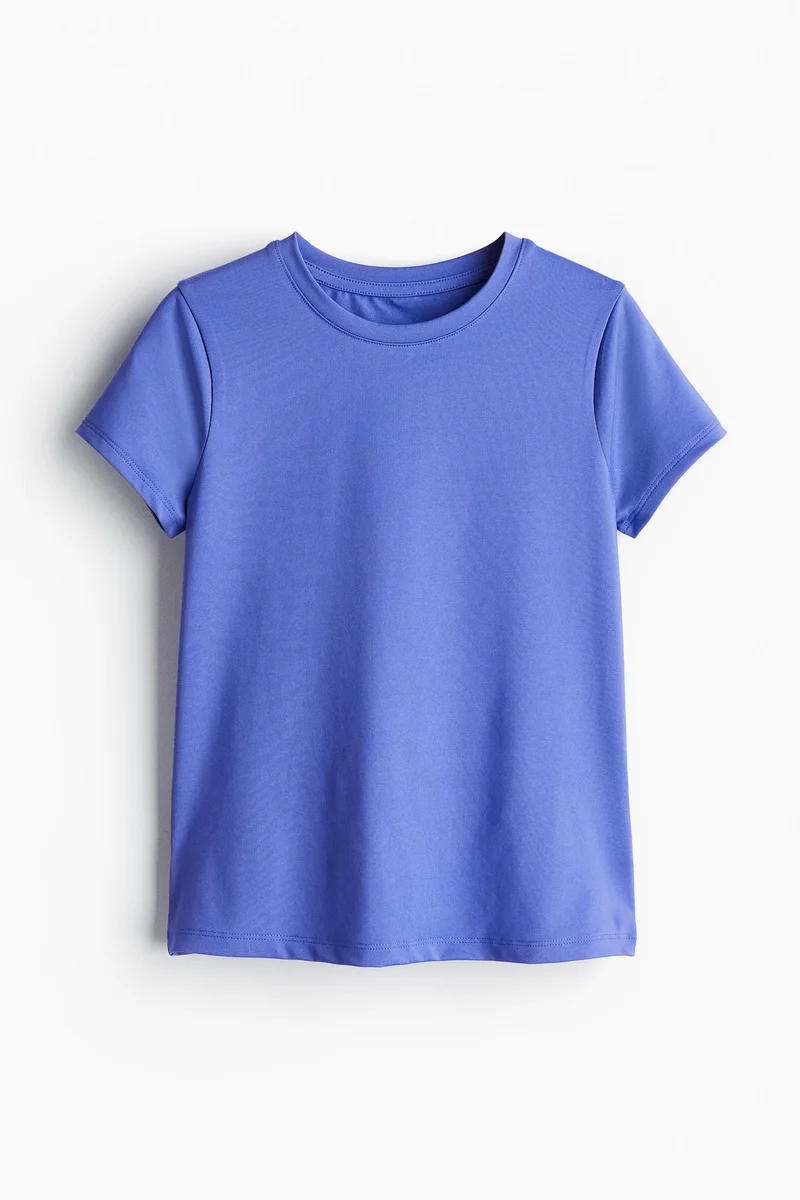 اتش اند ام بلوزة رياضية من نسيج دراي موف