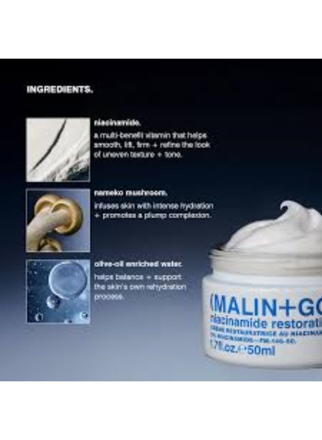 MalinGoetz MALIN+GOETZ Niacinamide Restorative Cream 50ml - Image 2