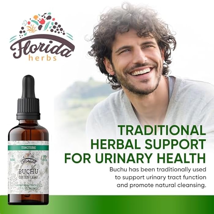 FLORIDA HERBS Buchu Tincture, Organic Buchu Extract (Agathosma Betulina) Dried Leaf Health Supplement, Non-GMO in Cold-Pressed Organic Vegetable Glycerin 2 oz, 670 mg - Image 2