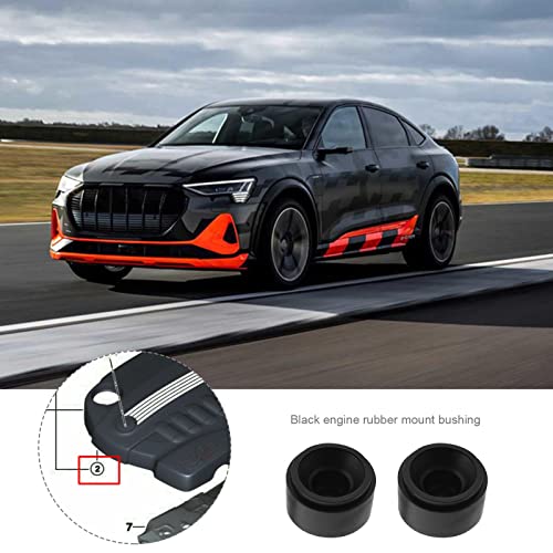 Micro Traders 2pcs Engine Cover Trim Rubber Mount Grommet Bush 18mm Height 7799108 11147799108 13717588501 Compatible with BMW Mini 1 2 3 4 5 6 7 Series Engine - Image 2