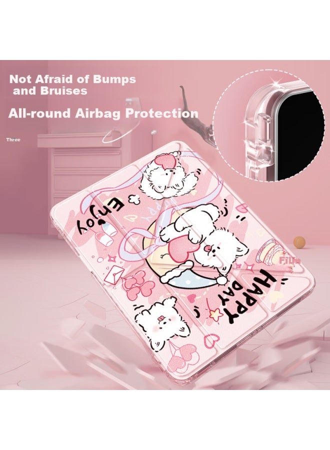 Shell Sister Qiaojiejie Huawei Matepad 11.5s Case For 2025 Models, 11.5-inch With Pencil Holder, Y-shaped Soft Light Version, Flexible Design, Anti-bending, Cute Cartoon Style, Horizontal And Vertical Folding Options Available - Image 5