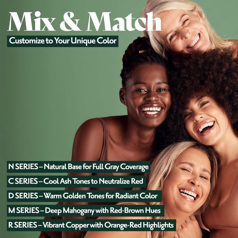 Herbatint Permanent Hair Dye For Women - 4M Mahogany Chestnut - For Up To 100% Gray Coverage of Resistant Gray Hair - Ammonia-Free, Alcohol-Free & Vegan - Salon Influenced Hair Color 5.75 fl oz - Image 4