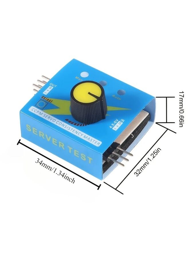 Compact SG90 Servo Tester Speed Adjuster 1pc For Arduino Robotics Projects - Image 2