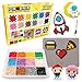 Pix Brix Pixel Art kit Puzzle Bricks 6000 Piece Pixel Art Container 12 Color Medium Palette Interlocking Building Bricks Create 2D and 3D Builds Without Water or Glue Stem Toys Ages 6 Plus - Image 2