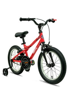 Whimsy Whimsy - Pro Aluminum 16" Kids Bike Lightweight Aluminum Frame, 2-Minute Assembly, Handbrake, Child-Friendly Cycle, Adjustable Saddle - Red  - Image 2