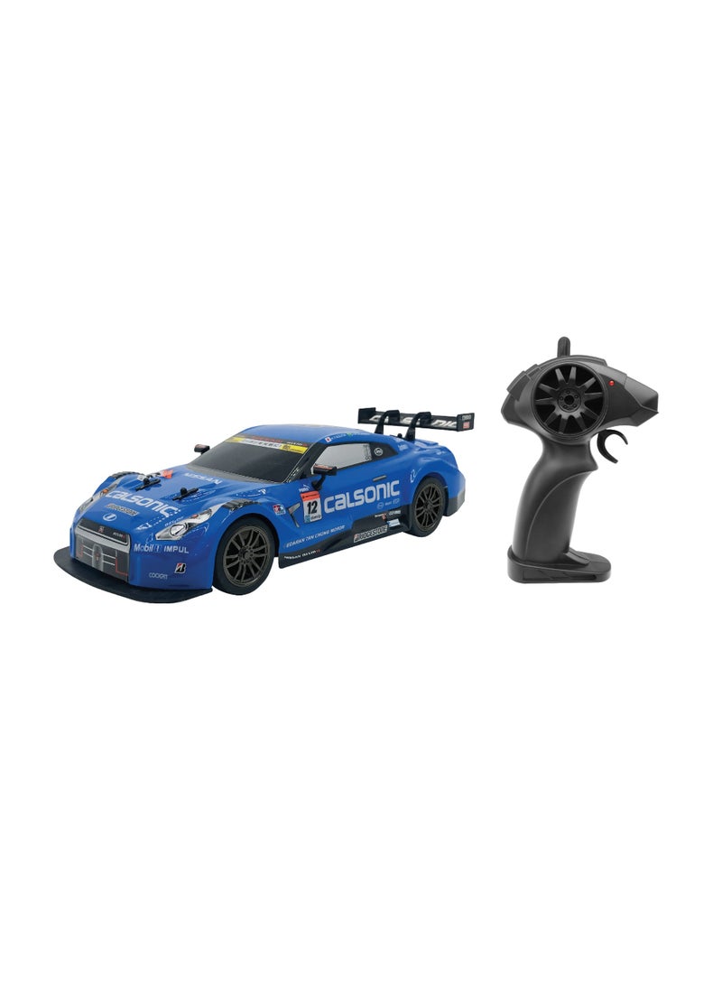 D-power - 1:16 Nissan GT-R (R35) GT500 RC Car – 2.4GHz Remote Control, Rechargeable Battery, Official Race Car Design, for Kids Ages 6+ - Image 1