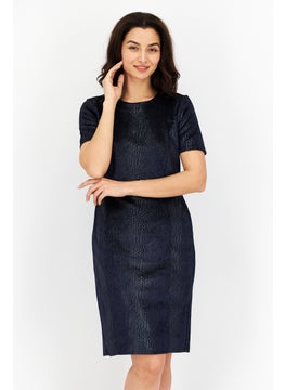 T Tahari Women Cocktail Party Sheath Dress, Navy  - Image 1
