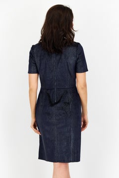 T Tahari Women Cocktail Party Sheath Dress, Navy  - Image 3