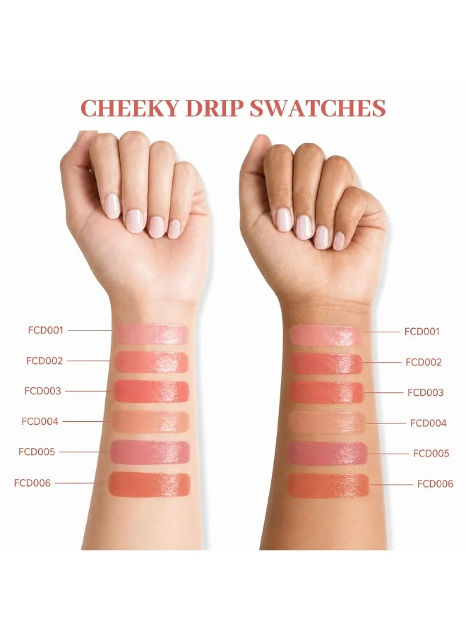 Forever52 Forever52 Cheeky Drip Liquid Blush - Buildable, Multi-Use for Cheeks, Lips & Eyes