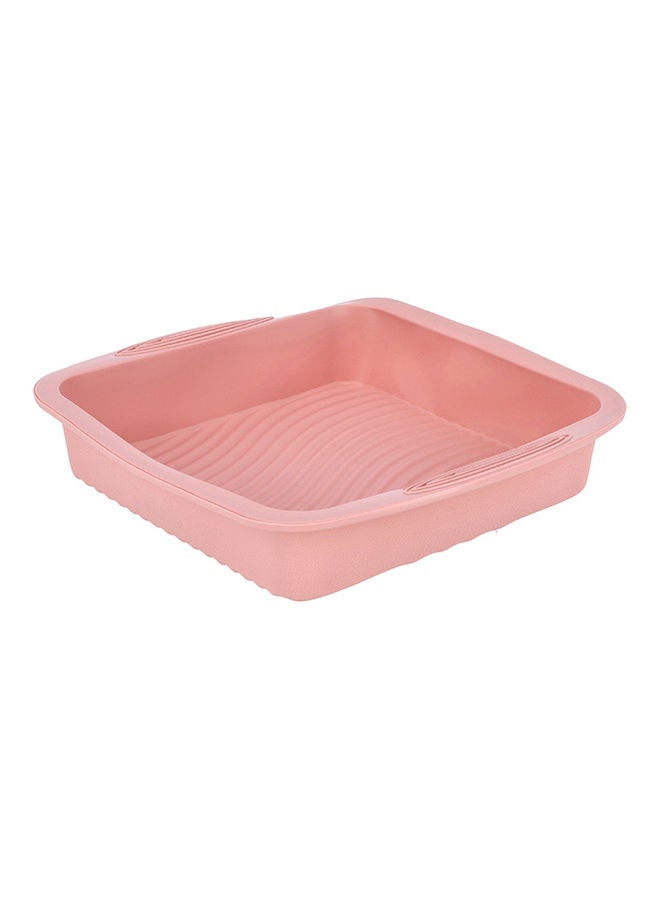 Royalford 6-Piece Silicone Bakeware Non-Stick Bakeware Oven Safe Pan Loaf Pan Round Pan Square Pan Bundt Pan 6 Cups Muffin Pan Pink - Image 2