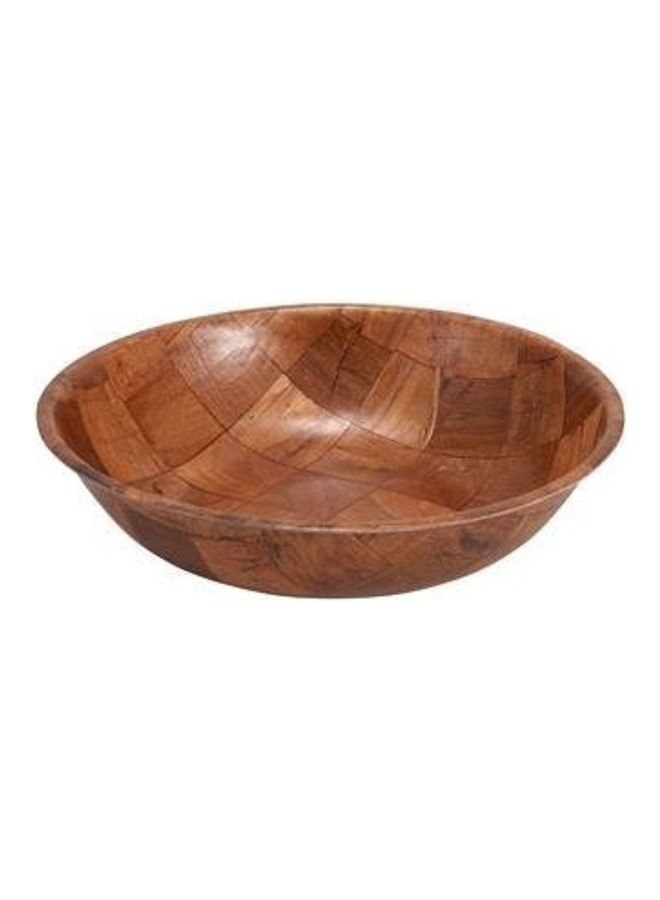 Wwb-12 Wooden Woven Salad Bowl