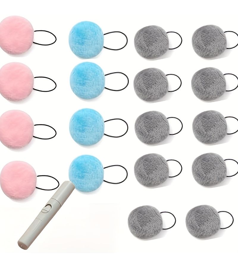 19 Piece Duvet Clips Set Includes 1 Pusher And 18 Buttons In Pink Blue Gray For Comforters Cushions And Sheets - Image 5