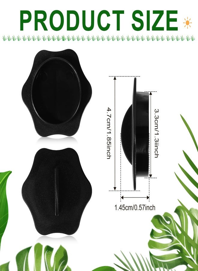 AIEX Plant Spacer Kit, 25pcs Plant Spacer Compatible with Aerogarden Spacers Plant Deck Opening for Indoor Hydroponic Growing Systems (Black) - Image 2