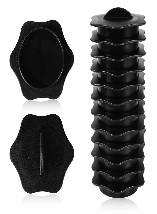 AIEX Plant Spacer Kit, 25pcs Plant Spacer Compatible with Aerogarden Spacers Plant Deck Opening for Indoor Hydroponic Growing Systems (Black) - Image 1