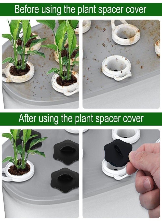 AIEX Plant Spacer Kit, 25pcs Plant Spacer Compatible with Aerogarden Spacers Plant Deck Opening for Indoor Hydroponic Growing Systems (Black) - Image 4