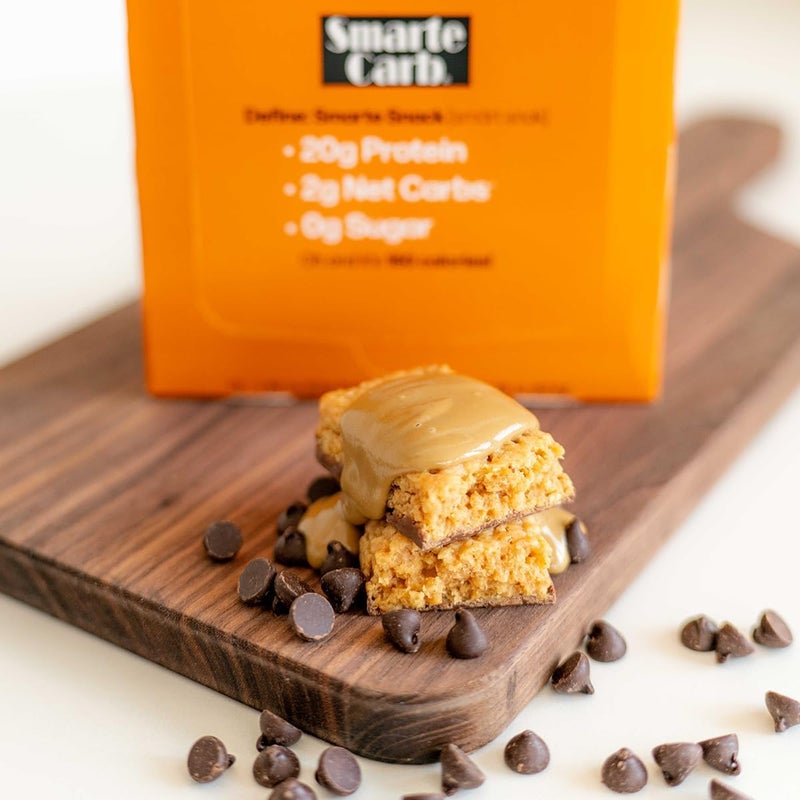 NuGo Smarte Carb Peanut Butter Crunch, 20g Protein, 0g Sugar, 2g Net Carbs, 160 Calories, 12 Count - Image 3