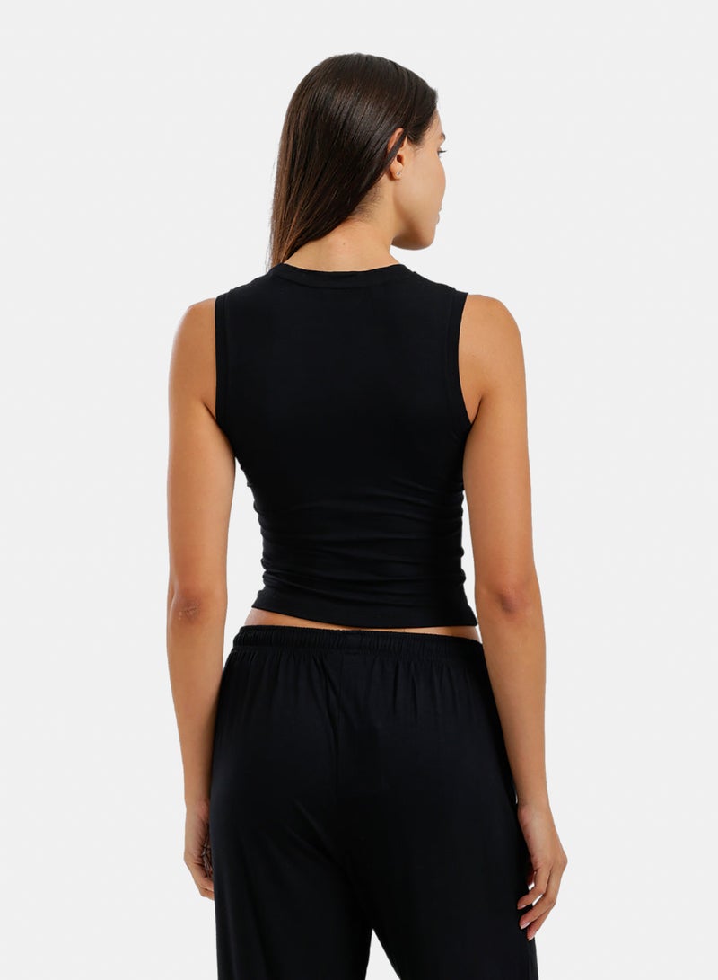 Carina Cropped Lounge Top - Image 4
