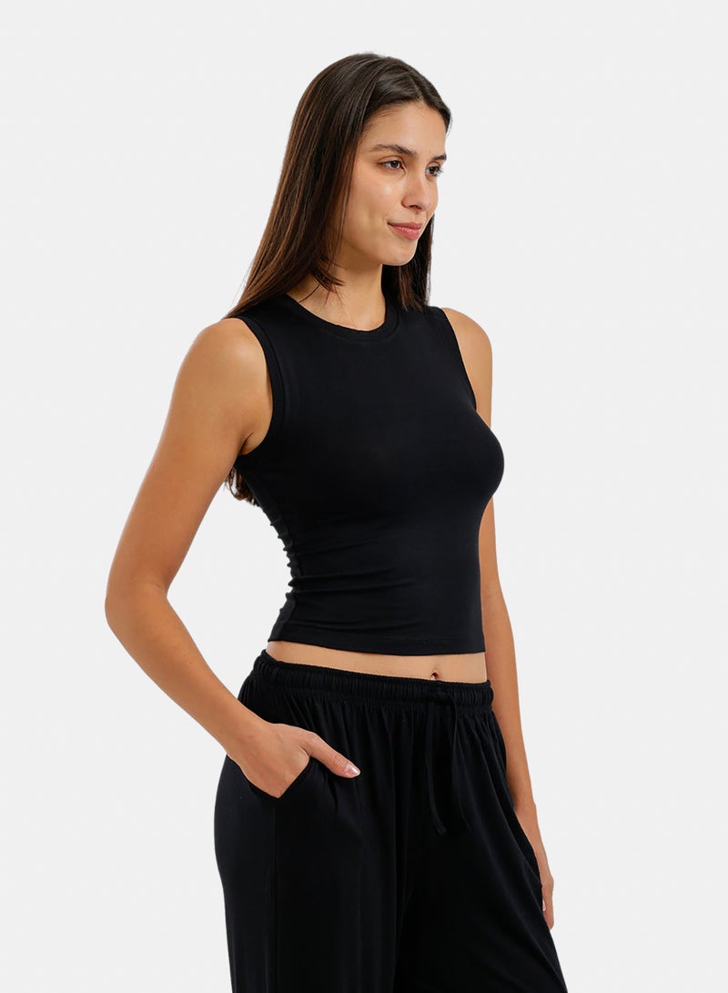 Carina Cropped Lounge Top - Image 2
