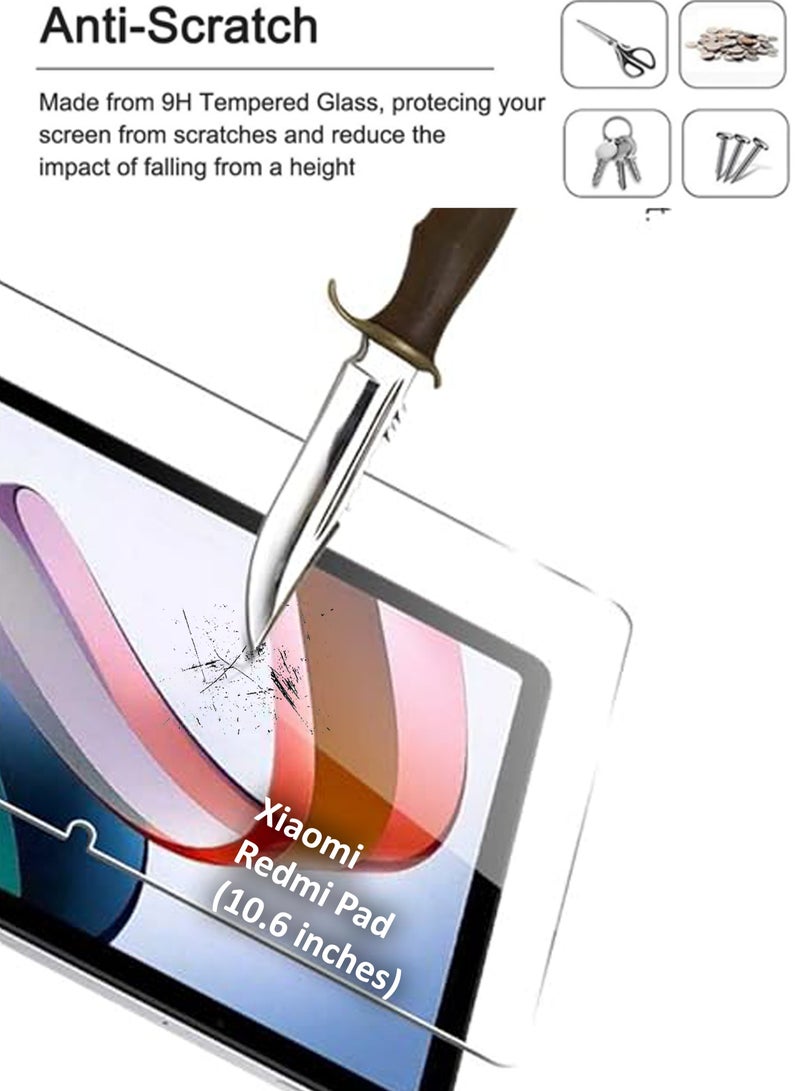 Xiaomi Redmi Pad 10.6 Inch 2022 Tempered glass Screen Protector - Clear - Image 2