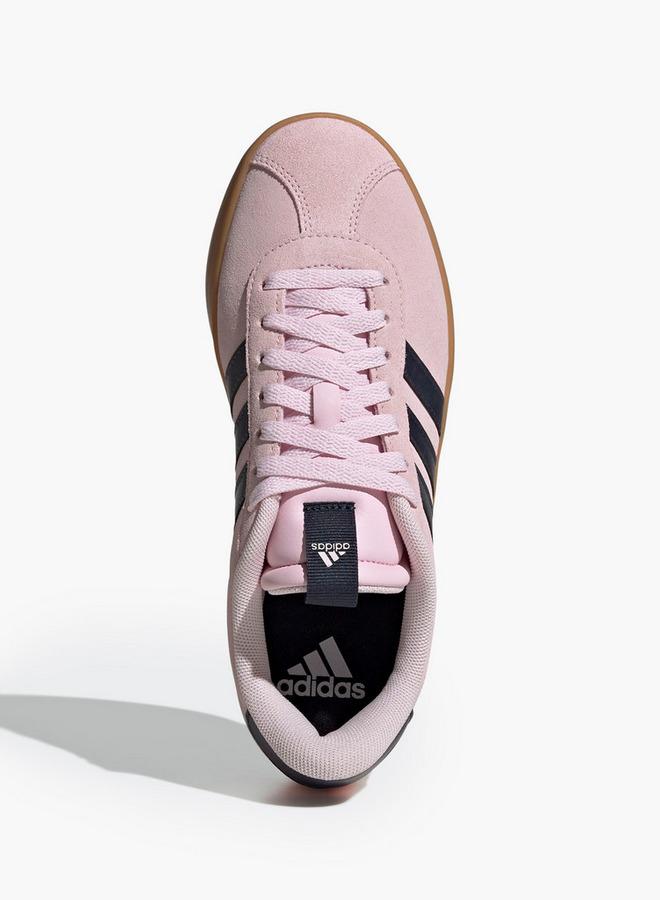 Adidas حذاء رياضي نسائي VL COURT 3.0 مزود بألواح ورباط - Image 3