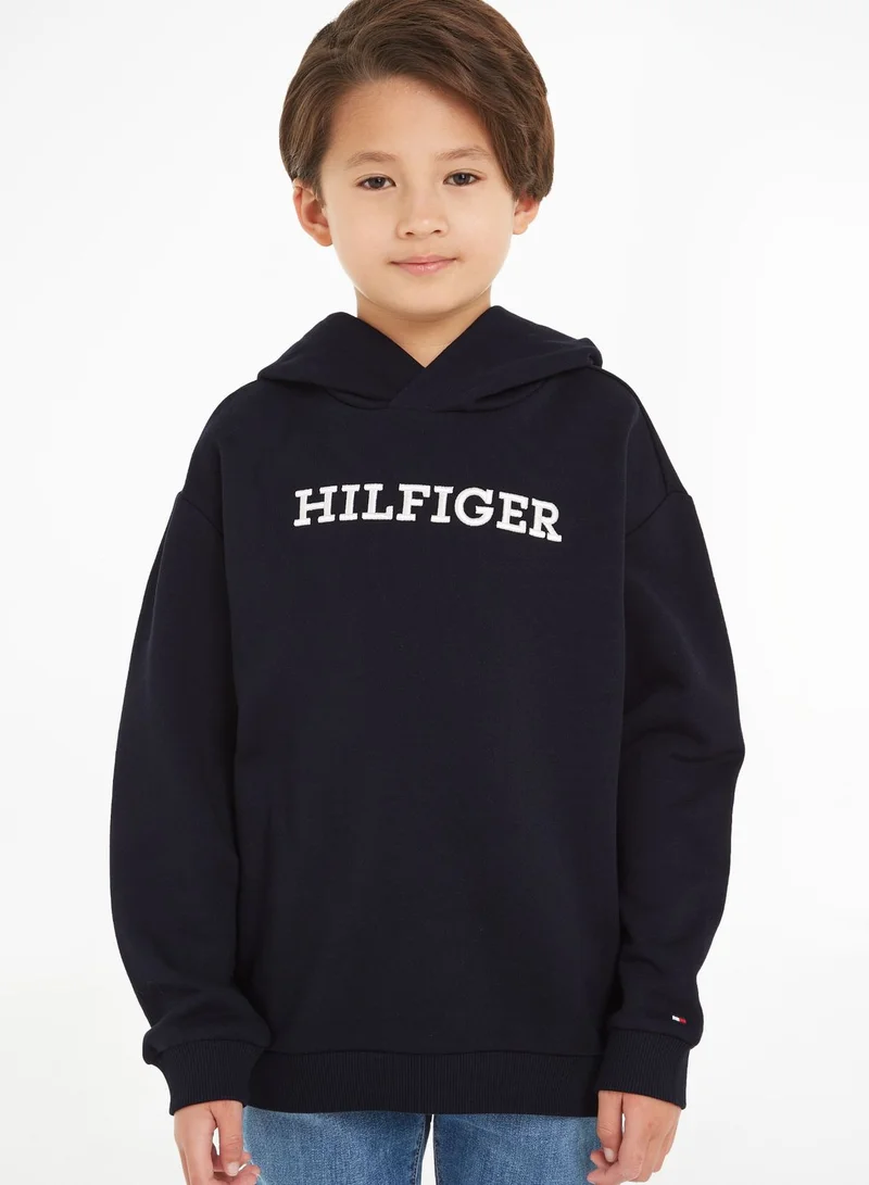 TOMMY HILFIGER Kids Logo Hoodie