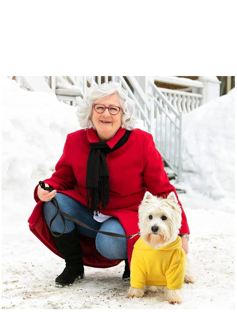 Zikra Winter Pet Dog Hoodie Clothes Fleece Dog Sweaters with Hat Cats Winter Coat Warm Hoodies Cartoon Sweatshirts Costume Puppy Outfit for Small Dogs Cats Chihuahua Pets - Image 4