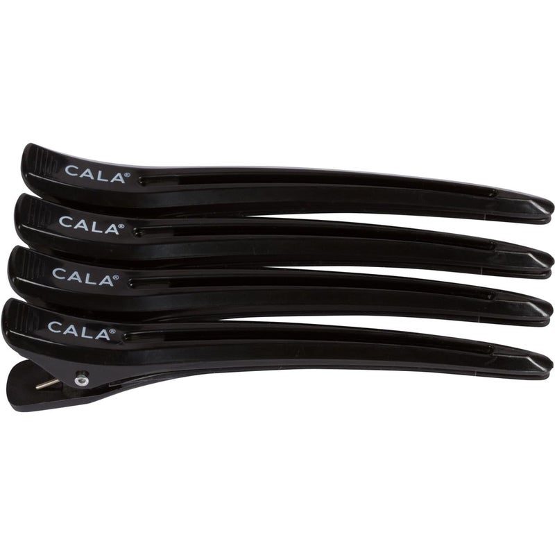 CALA DUCK HAIR CLIPS  BLACK 4PK
