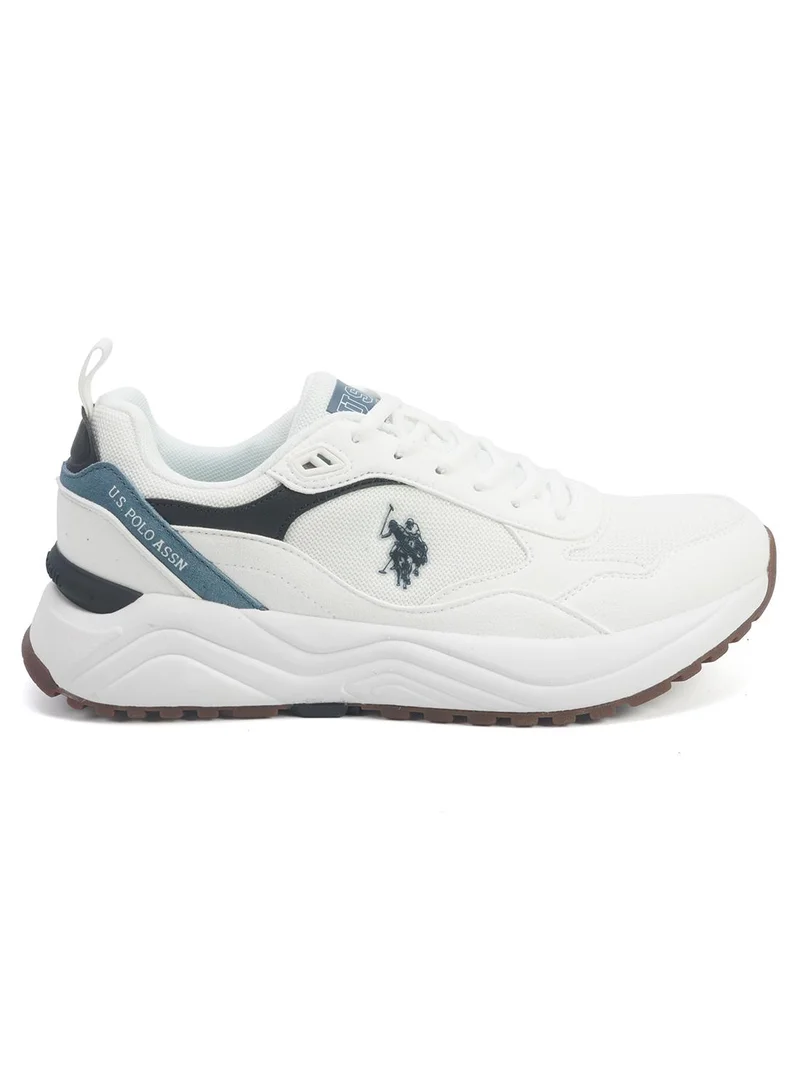 Men's White Low-Top Sneakers - Lightweight Timeless Lace-Up Style