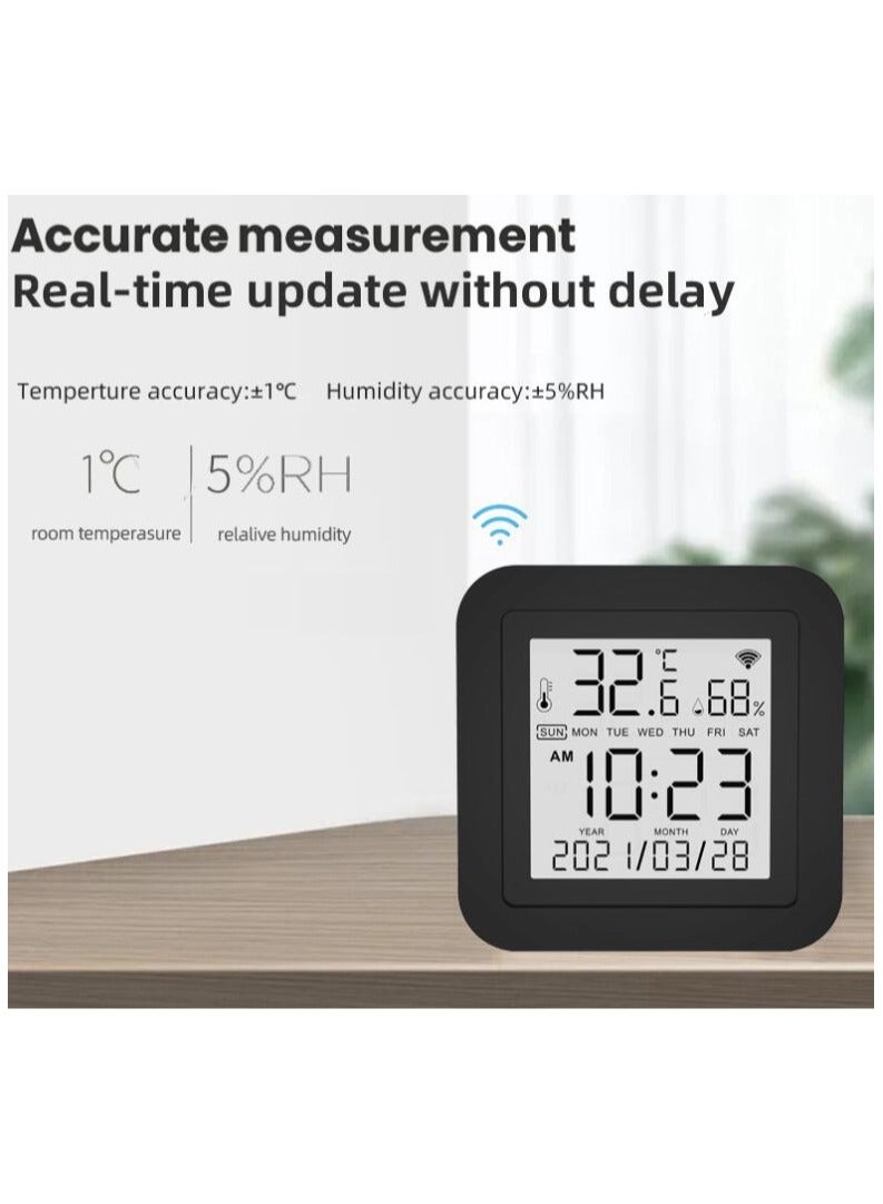 UanTii Smart Wifi IR Remote Control with Temperature Humidity Sensor Tuya Universal Remote Controller App Remote Control Support Alexa and Google Assistant - Image 3