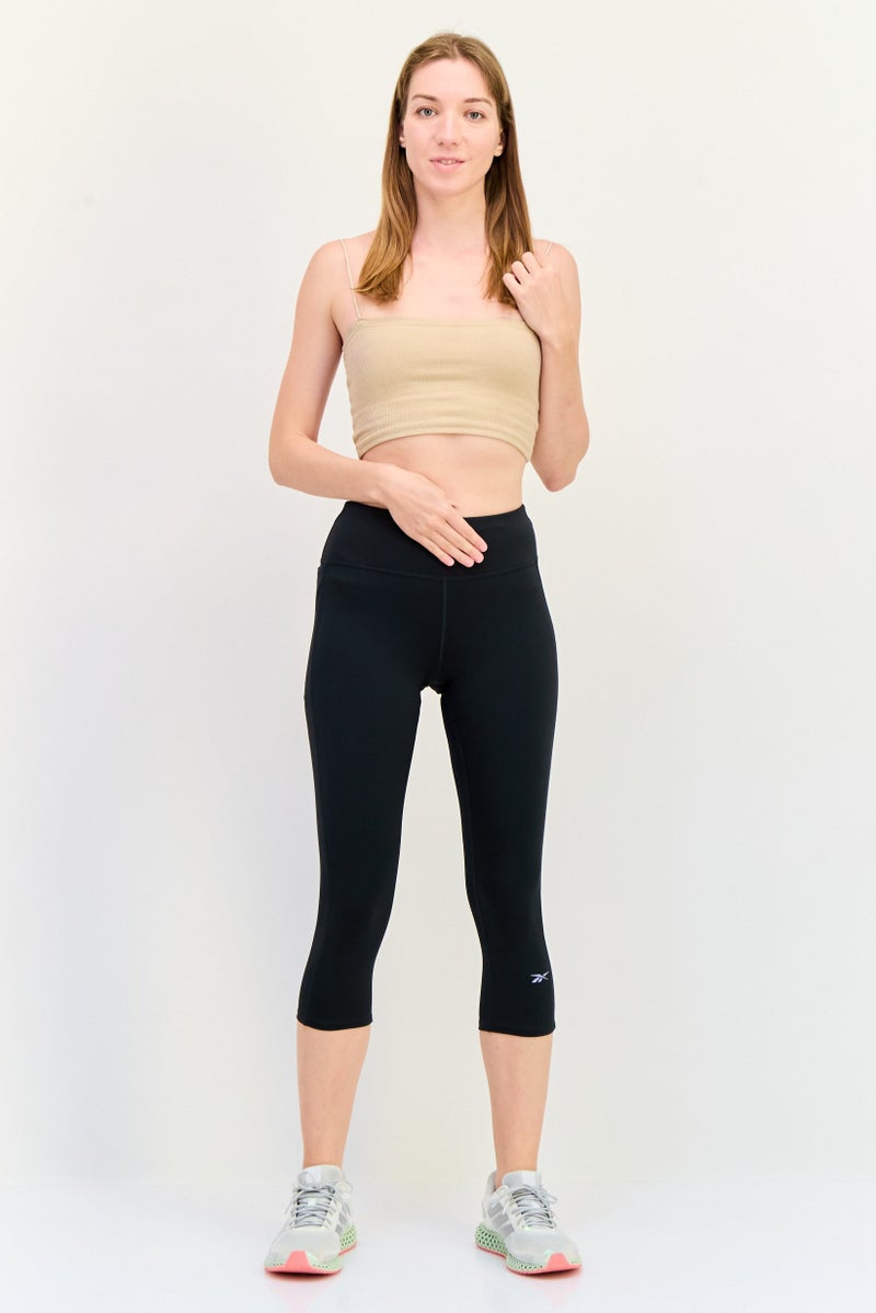 Reebok ملابس رياضية نسائية للياقة البدنية 3/4 ضيقة، سوداء - Image 4
