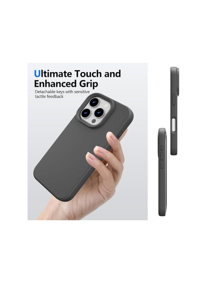 ACLIX iPhone 17 Pro Case Liquid Soft Silicone iPhone 17 Pro Cover Anti Scratch with Inside Microfiber Lining Shockproof Protective Phone Case for iPhone 17 Pro 6.3 inch - Image 2