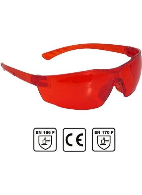 Baymax S1100 Laser Goggles Work Safety Protective Glasses Red  - Image 3