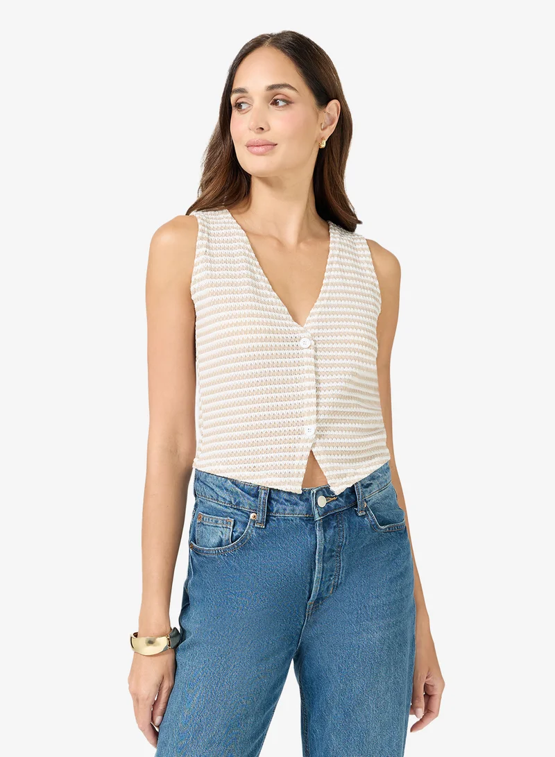 ايلا Ribbed Sweater Vest