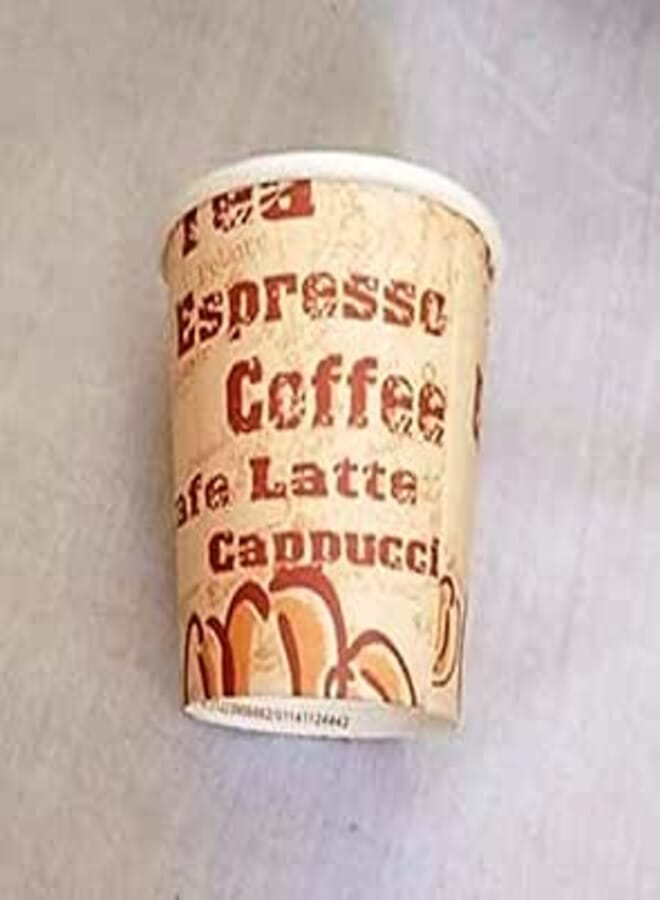 Spaceshoop Disposable paper coffee cups 100 piece